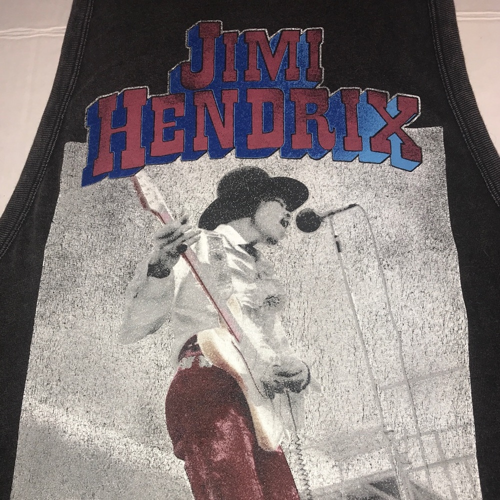 Jimi Hendrix Snap Bodysuit Festival Fashion